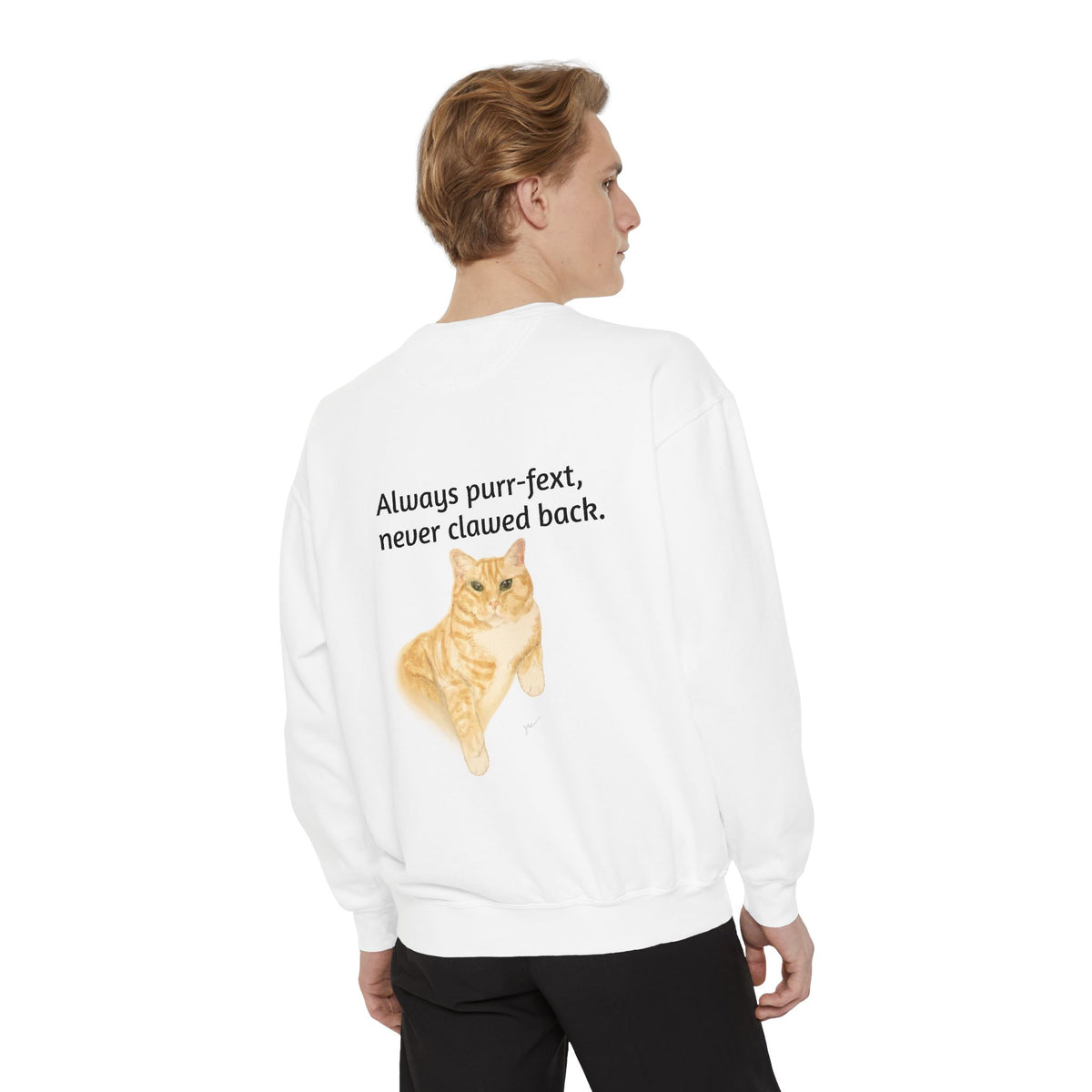 The Meowtles Cat Crewneck Sweatshirt — Cute Sunglasses Kitten Pullover