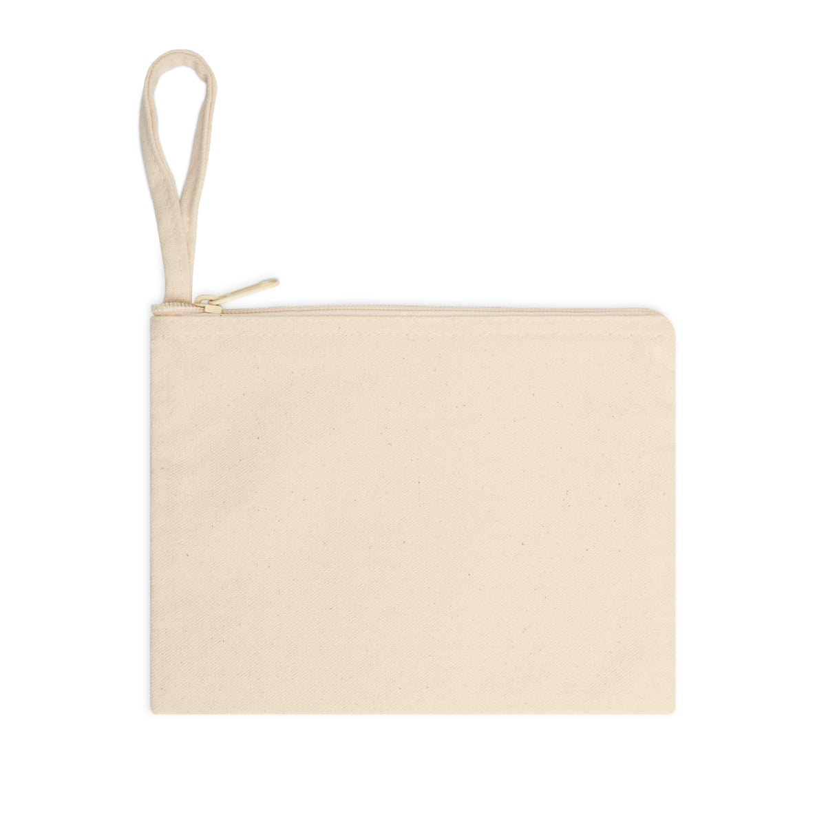 Niño "100% Catisfactory" Zipper Pouch — Cute Orange & White Cat Accessory Bag