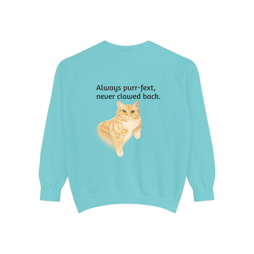 The Meowtles Cat Crewneck Sweatshirt — Cute Sunglasses Kitten Pullover