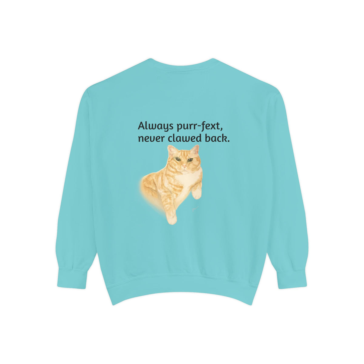 The Meowtles Cat Crewneck Sweatshirt — Cute Sunglasses Kitten Pullover