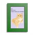 Wesley "I'm Purr-fect" Framed Print — Orange Tabby Cat Wall Art