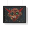 Red Clown Grin – Original Horror Spooky Print