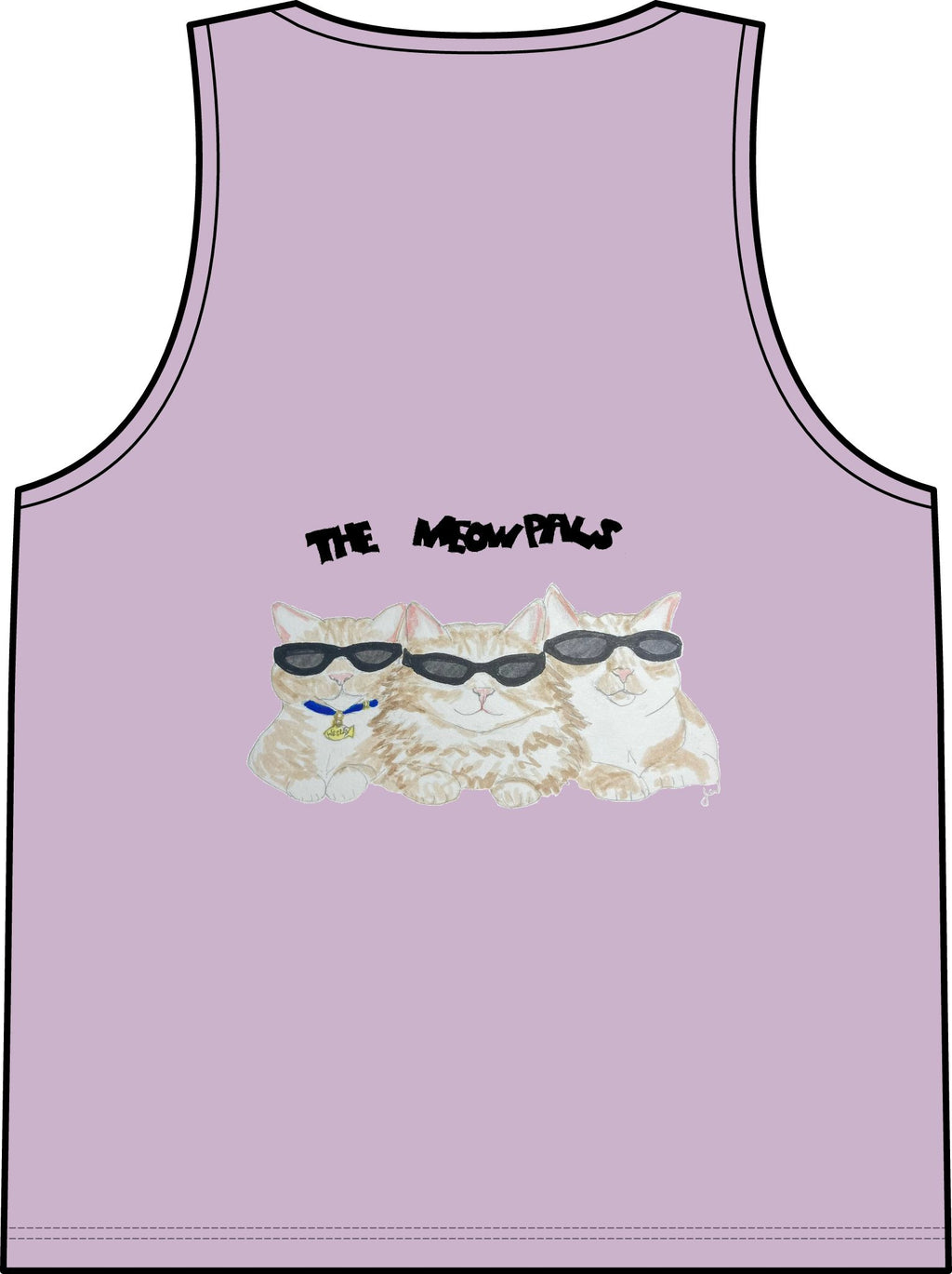Cat in Tub Tank Top — "I don't do Mondays, I do tubs." Organic Rib Tank